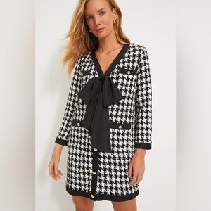 Tuckernuck Black and White Houndstooth Dress